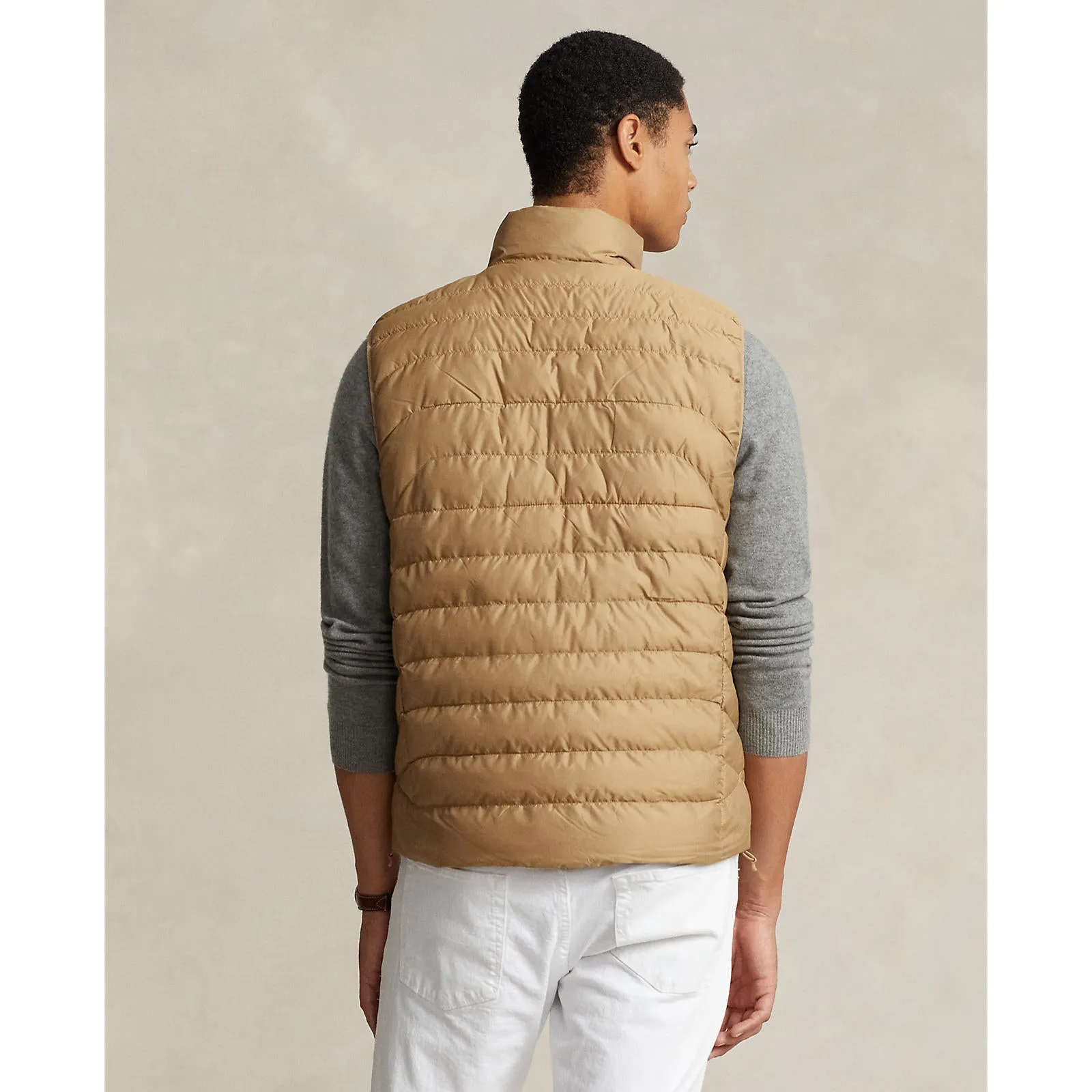 Packable Puffer Vest - Khaki