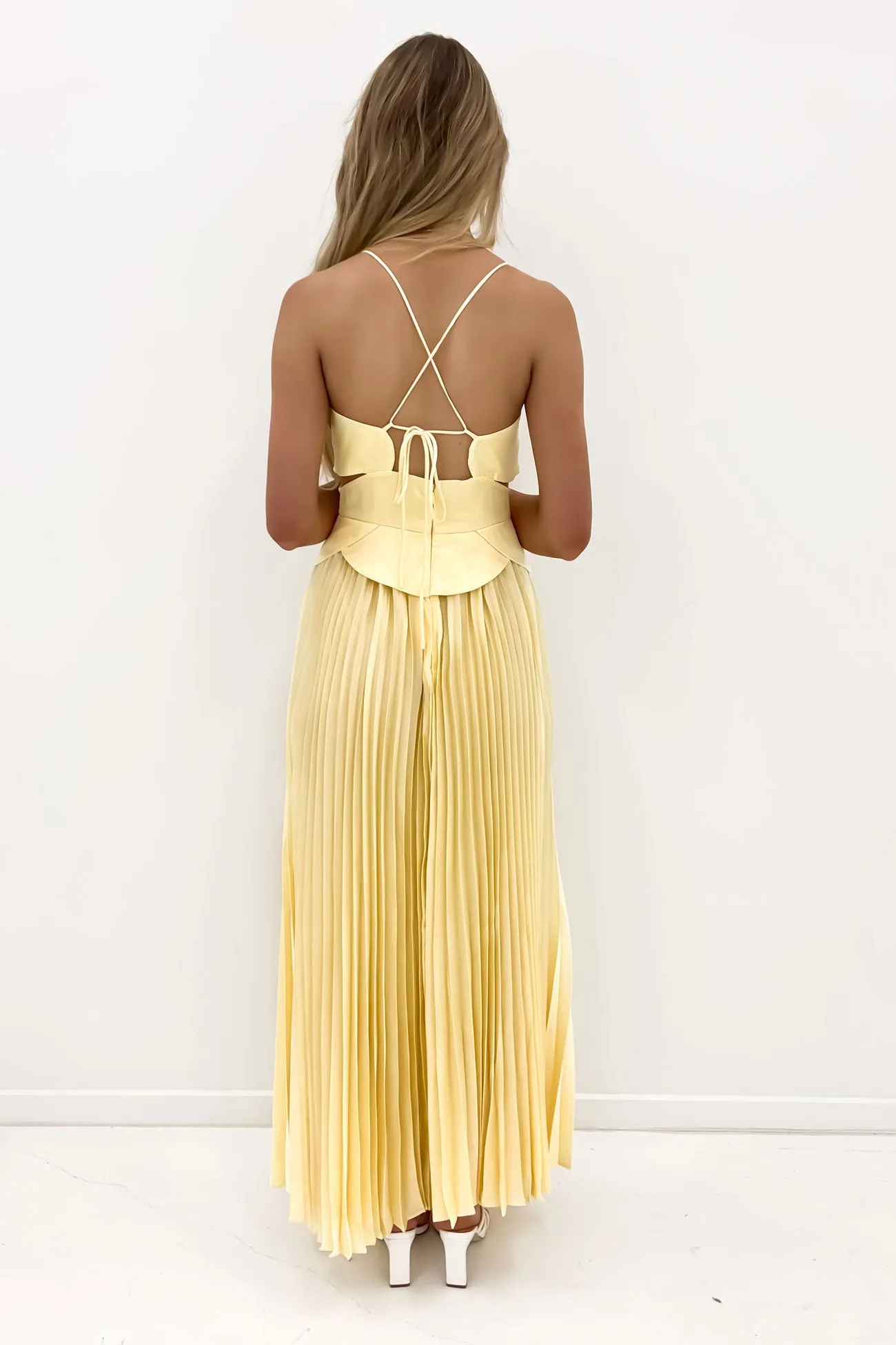 Parker Maxi Dress Yellow