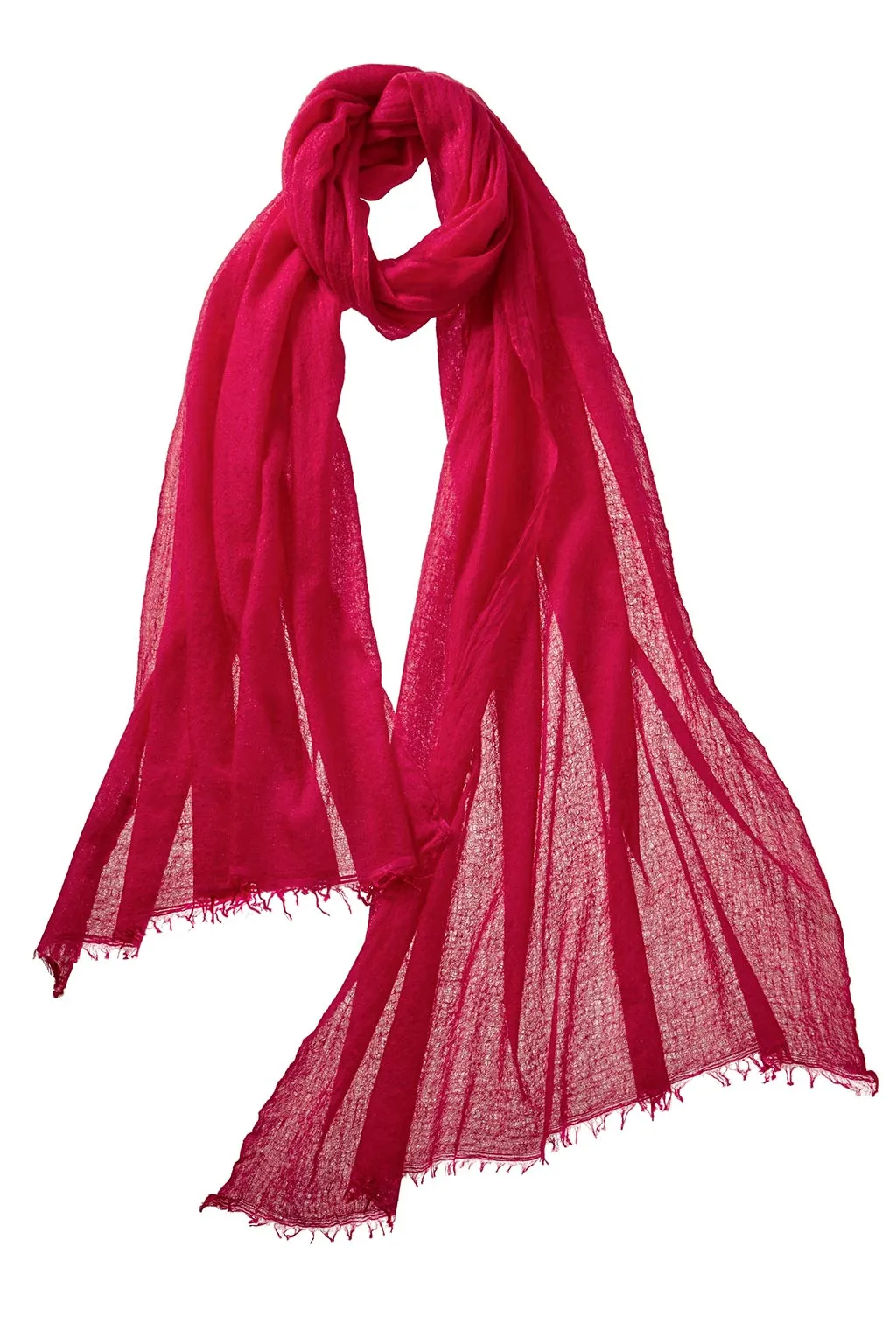 Passport Scarf - Ruby