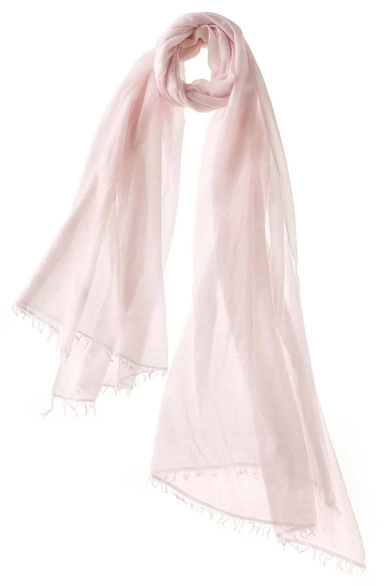 Passport Scarf - Soft Pink