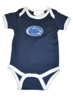 Penn State Nittany Lions TFA Infant Baby Lap Shoulder Ringer Romper Outfit