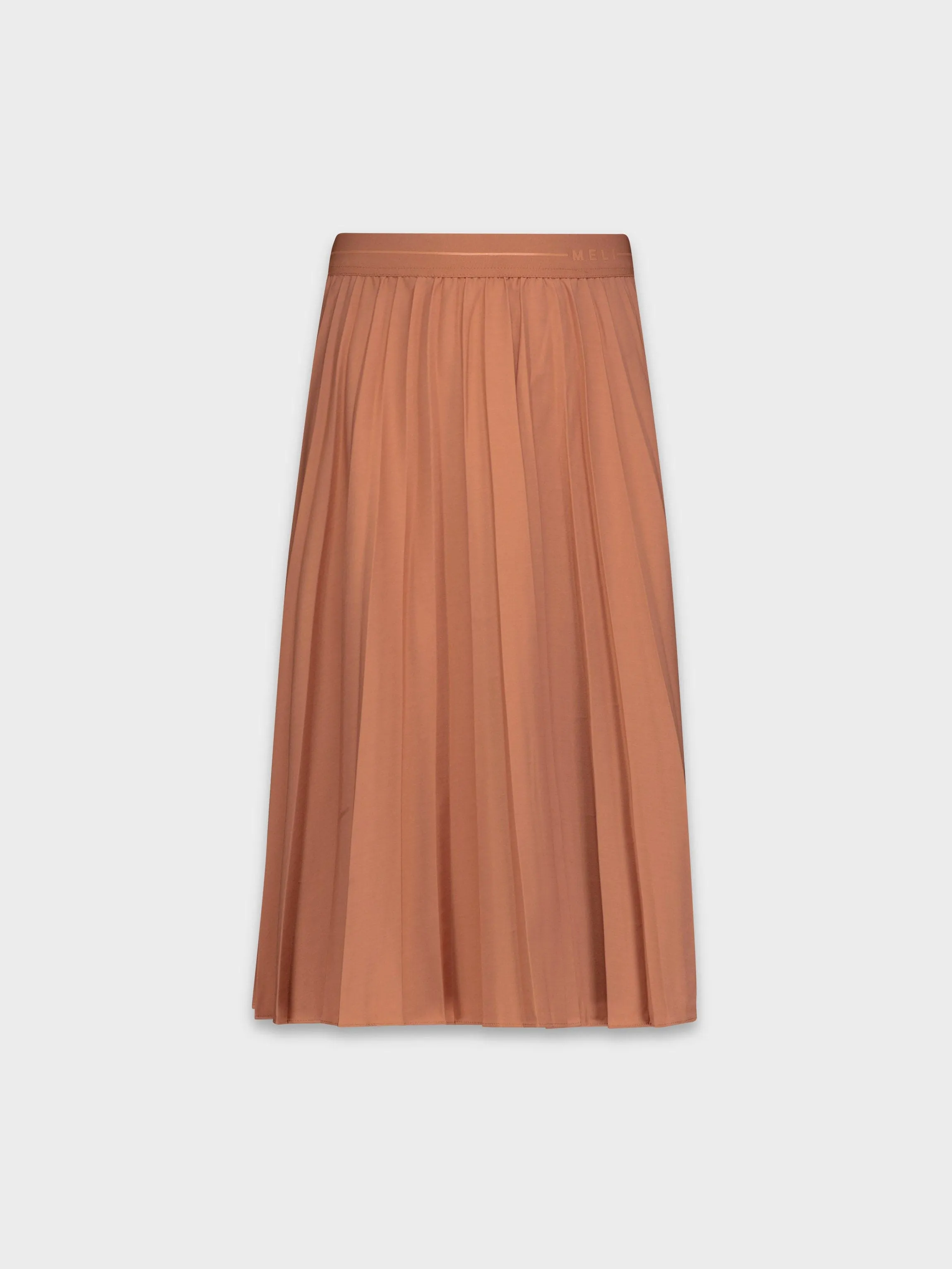 PLEATED SKIRT 27"- SALMON