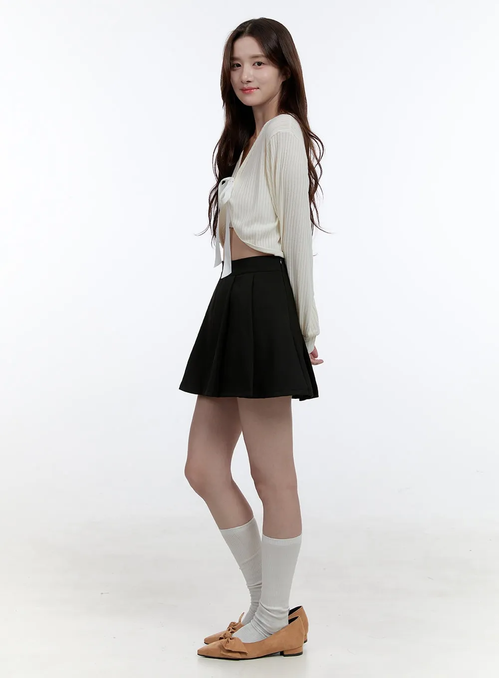 Pleated Solace Mini Skirt OO407