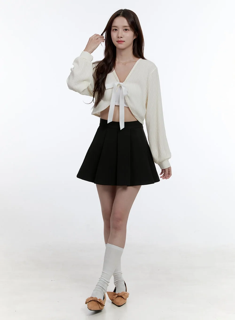 Pleated Solace Mini Skirt OO407