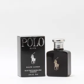 POLO BLACK MEN BY RALPH LAUREN EDT SPRAY 2.5 OZ