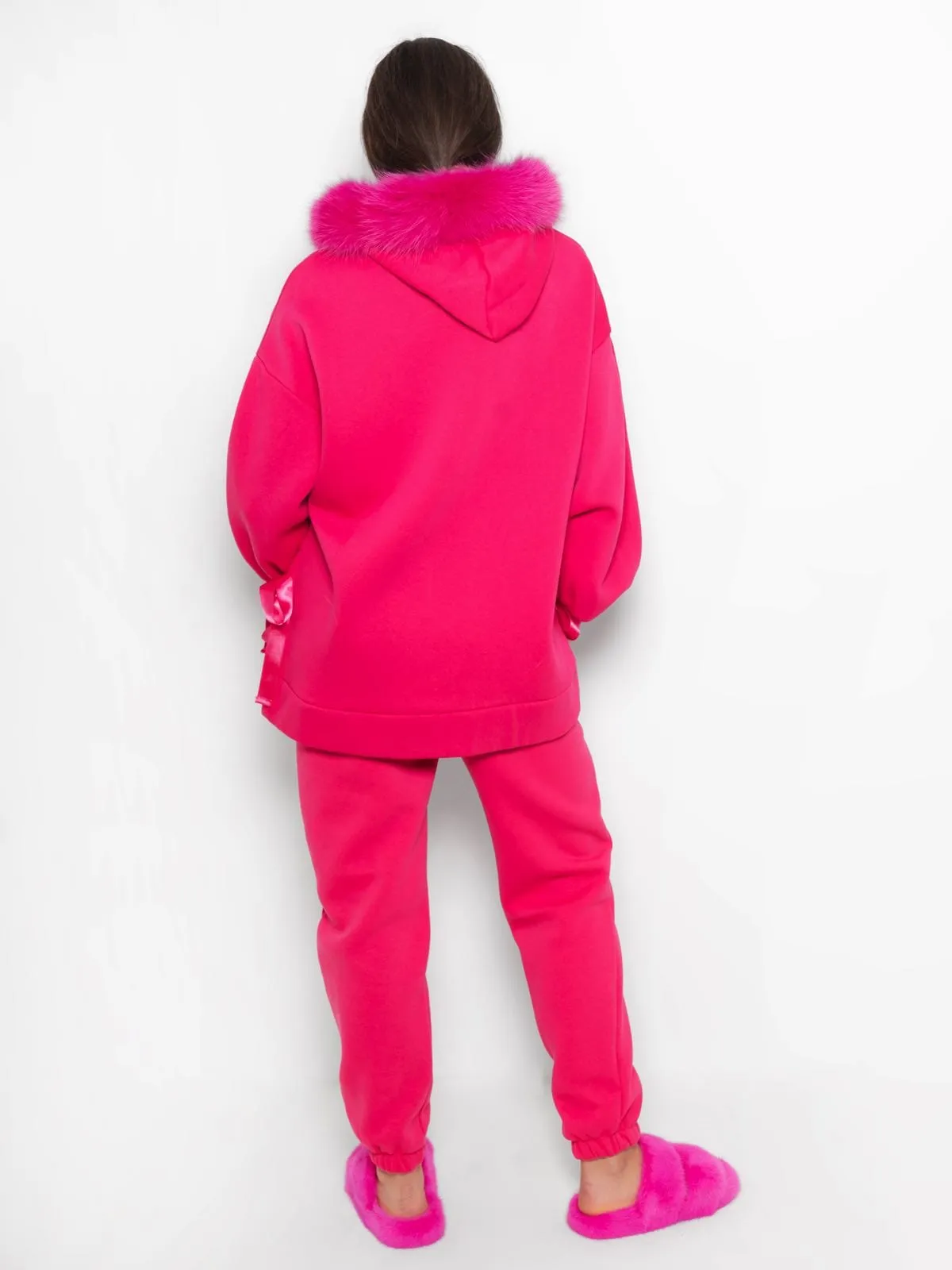 Porto Cervo - Jumpsuit with fuchsia fox border