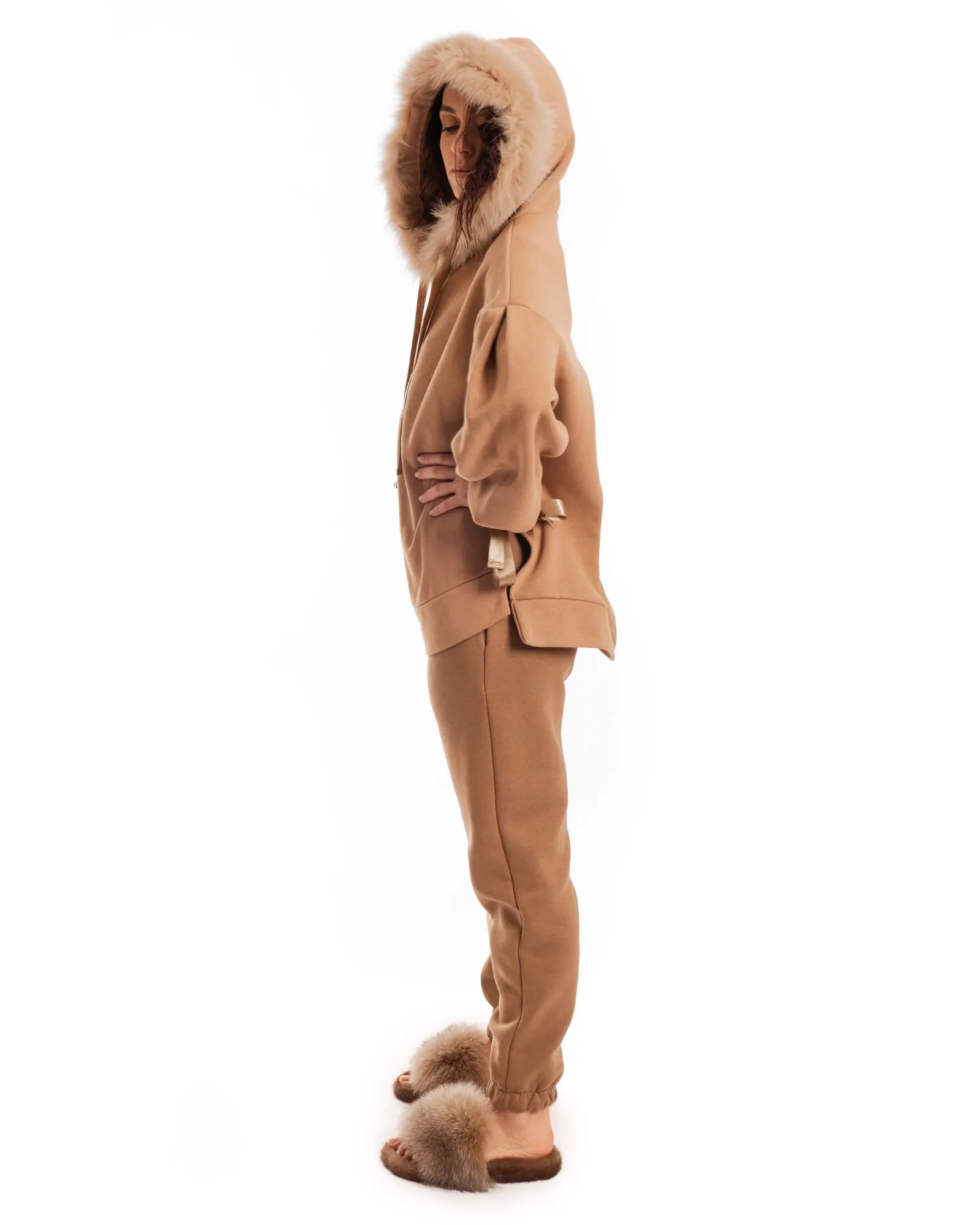 Porto Cervo - Tracksuit with Beige Fox edging