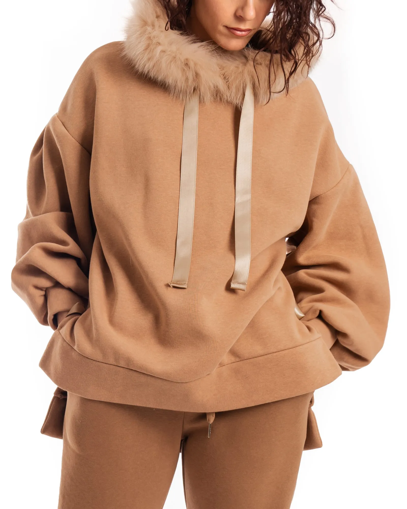 Porto Cervo - Tracksuit with Beige Fox edging