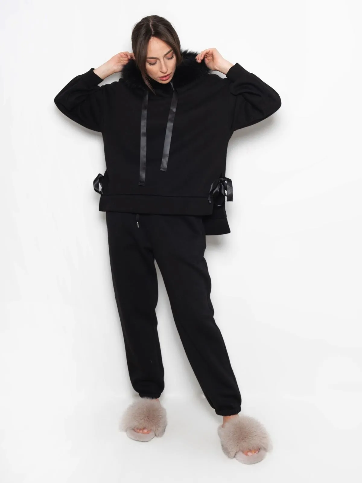 Porto Cervo - Tracksuit with Black Fox edging