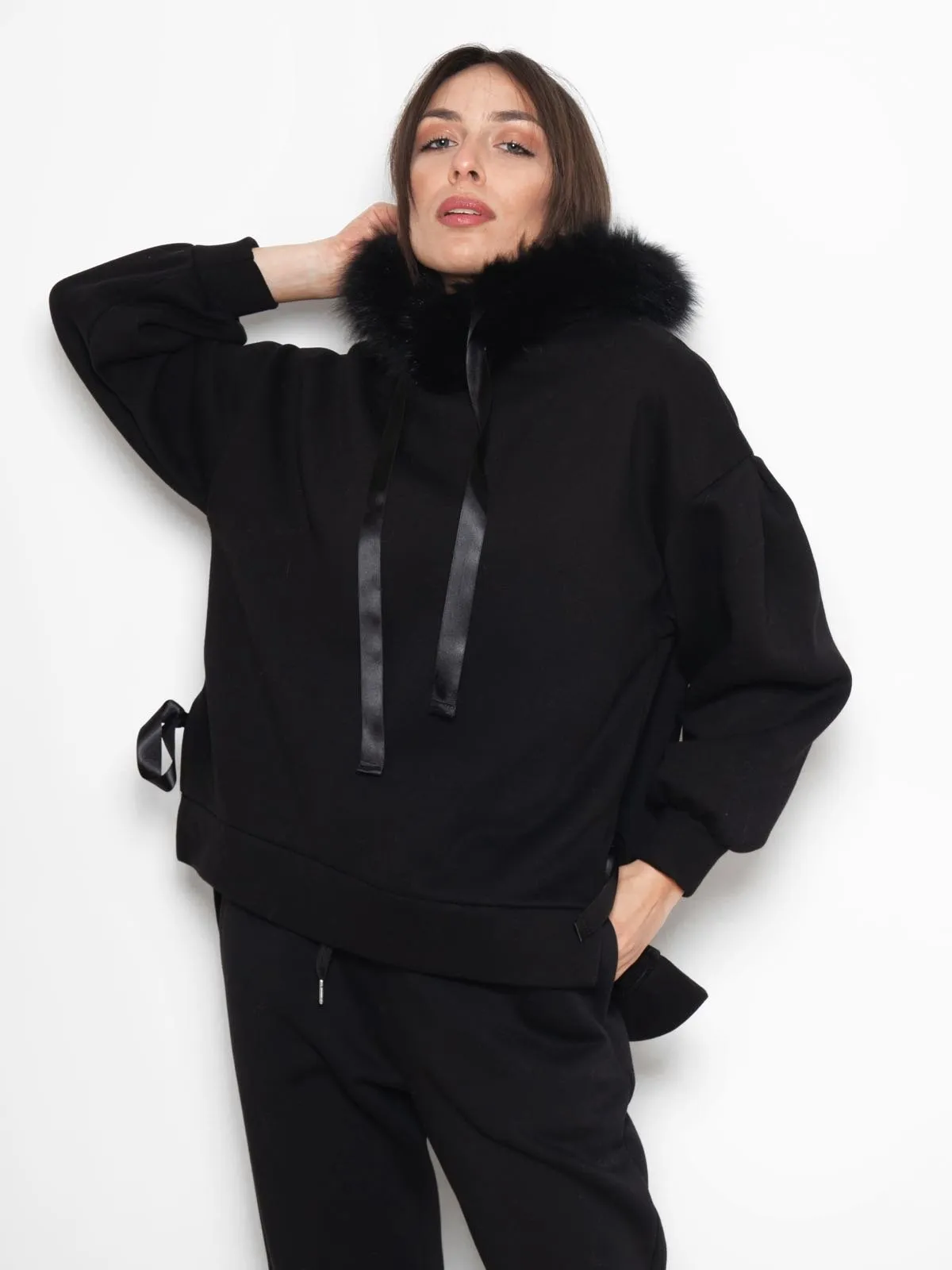 Porto Cervo - Tracksuit with Black Fox edging