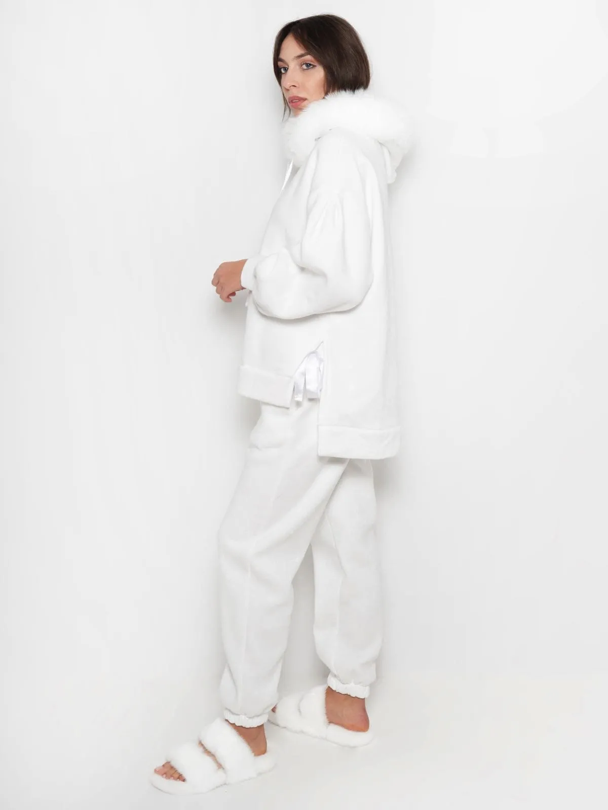 Porto Cervo - Tracksuit with White Fox edging