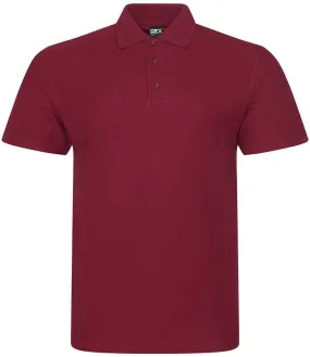 Pro RTX Pro Pique Polo Shirt - Red, Pink