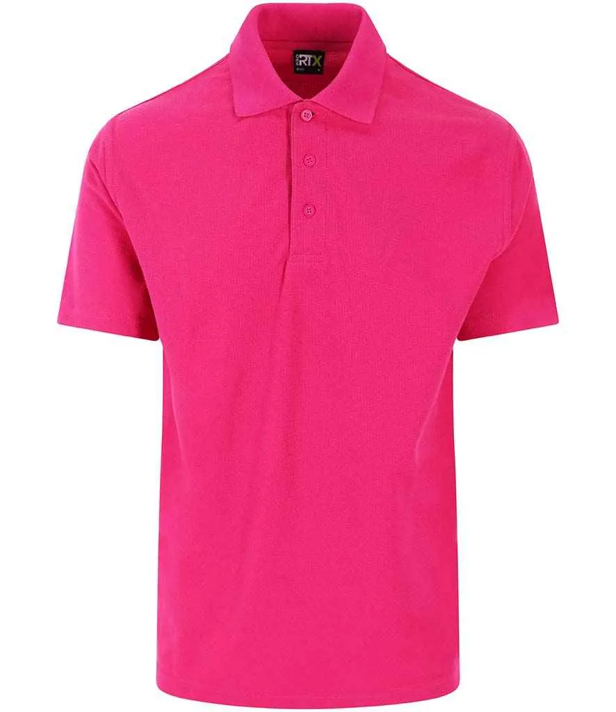 Pro RTX Pro Pique Polo Shirt - Red, Pink