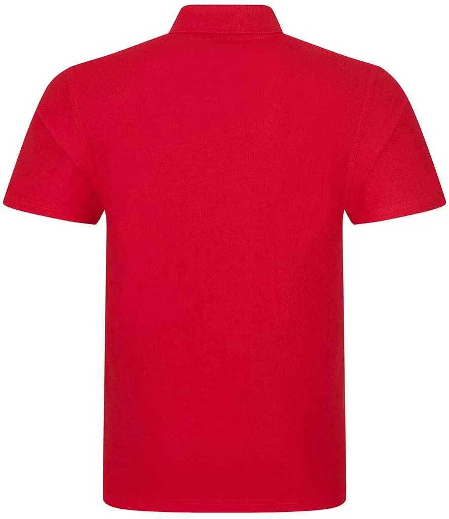 Pro RTX Pro Pique Polo Shirt - Red, Pink