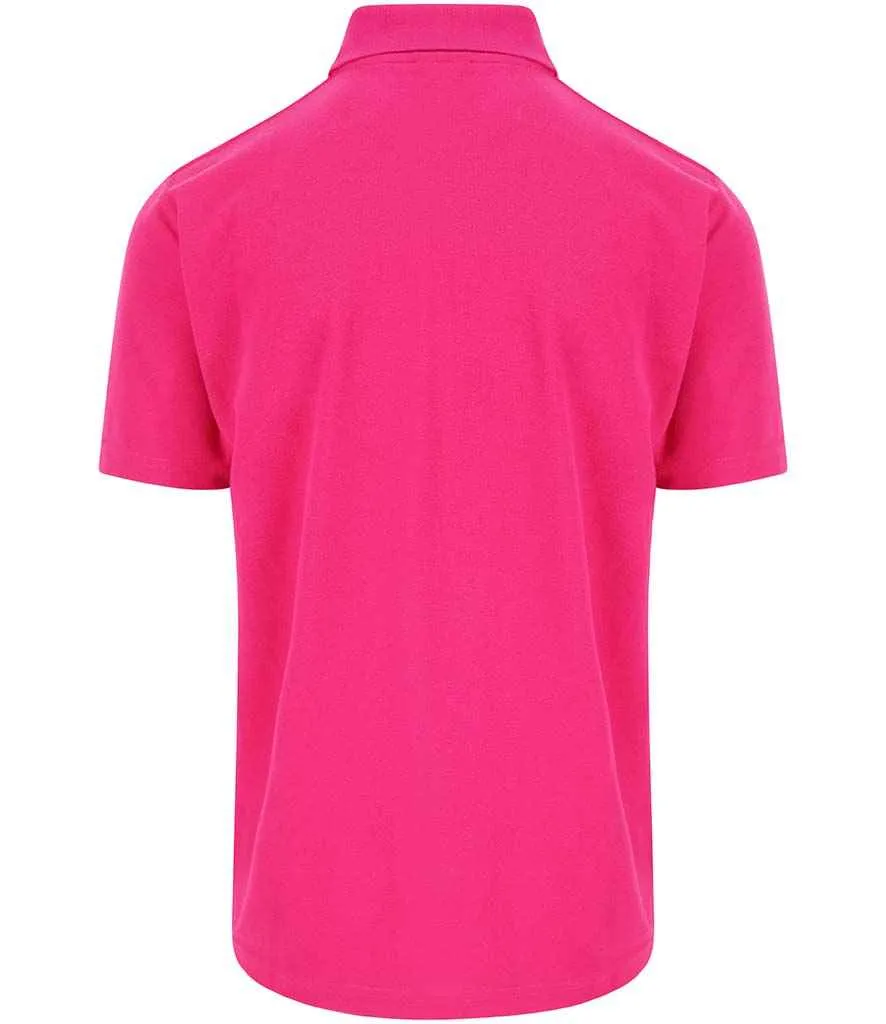 Pro RTX Pro Pique Polo Shirt - Red, Pink