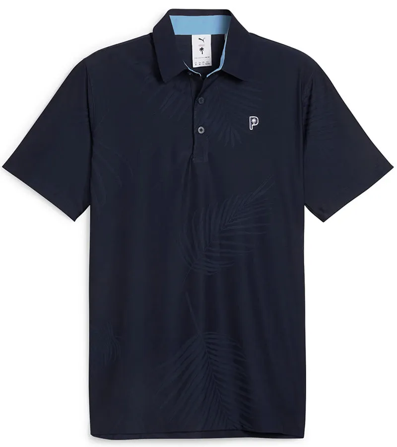 Puma Mens x PTC Jacquard Golf Polo Shirt