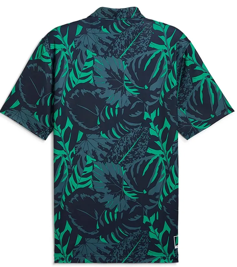 Puma Mens x PTC Palm Glitch Golf Shirt