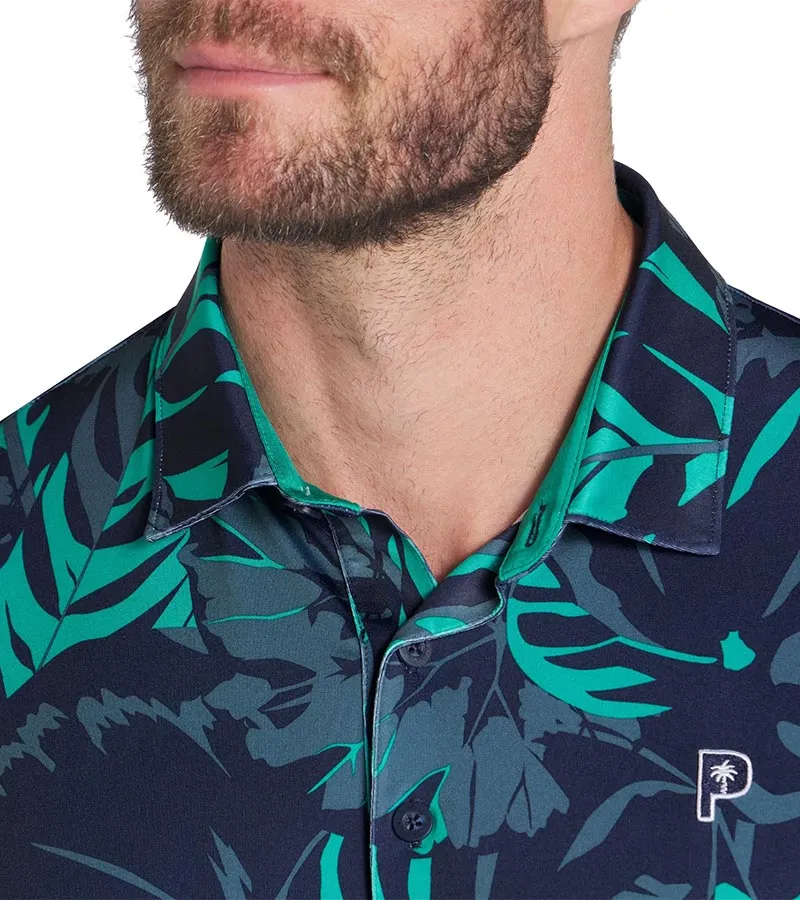 Puma Mens x PTC Palm Glitch Golf Shirt