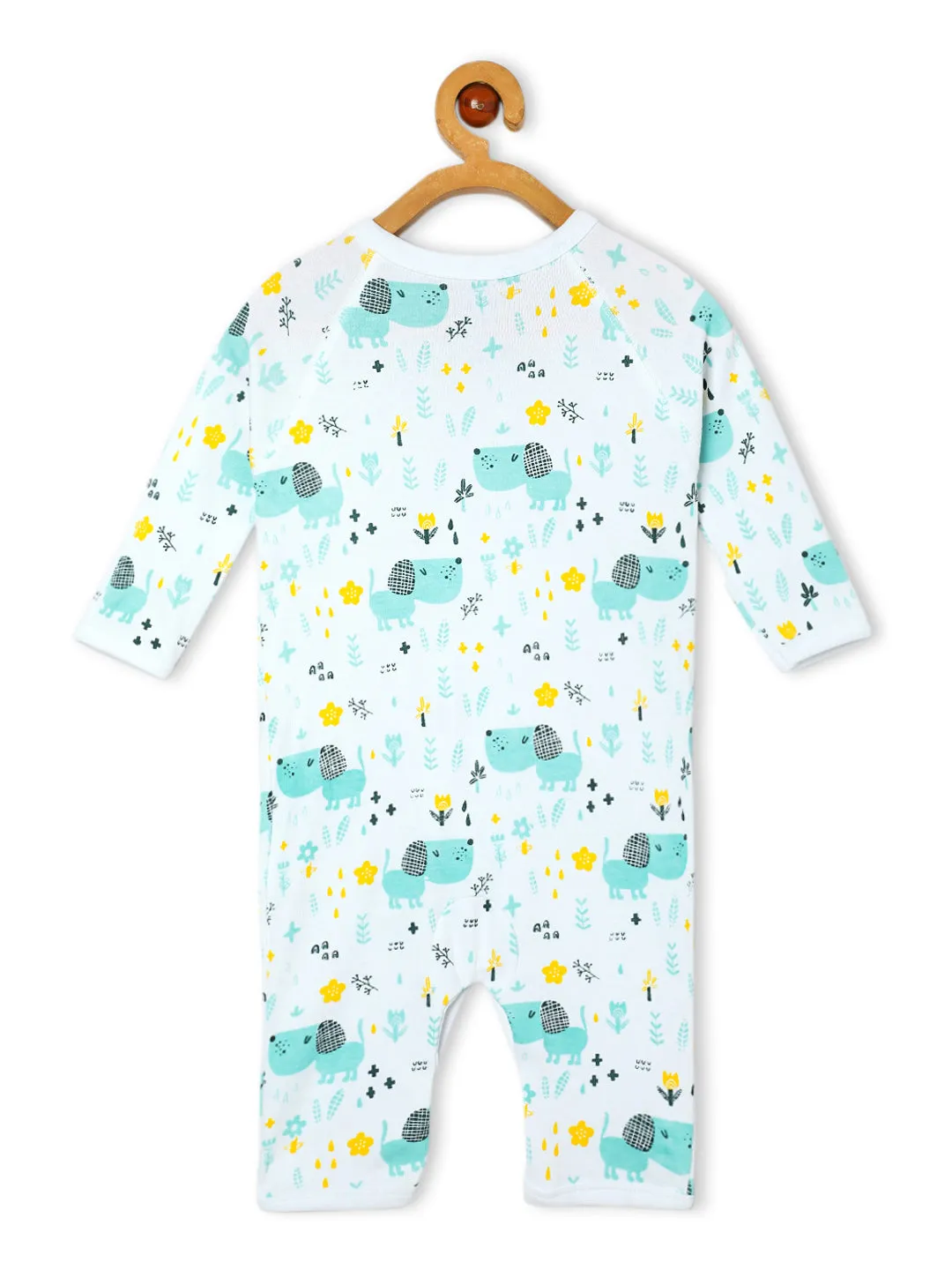 Puppy In The Garden Infant Romper (Jabla Style)