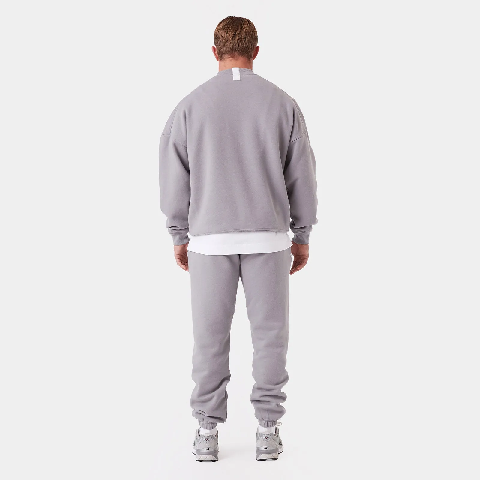 REC GEN - Mass Fleece Crew Chalk Grey