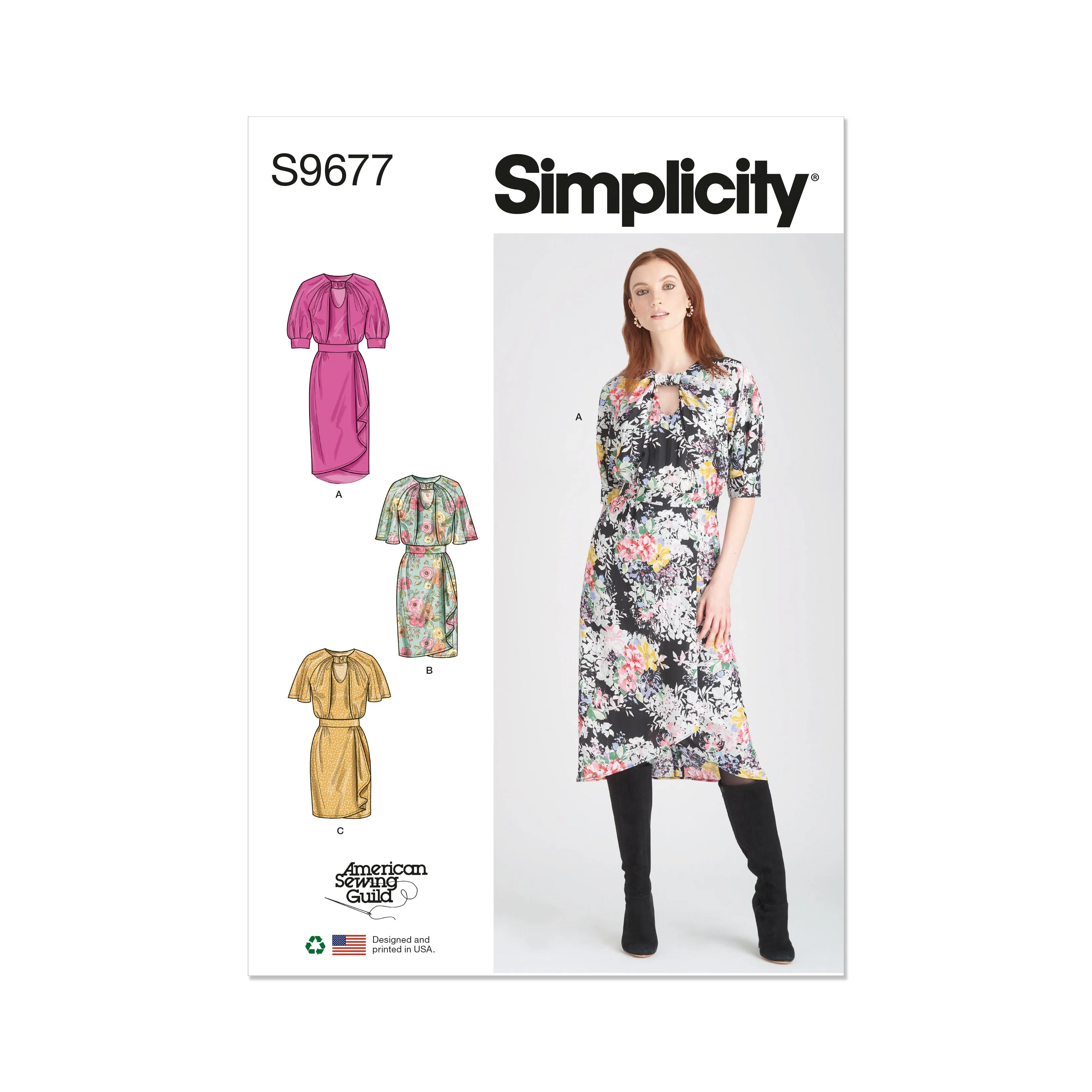 Simplicity Pattern S9677 Misses Dress