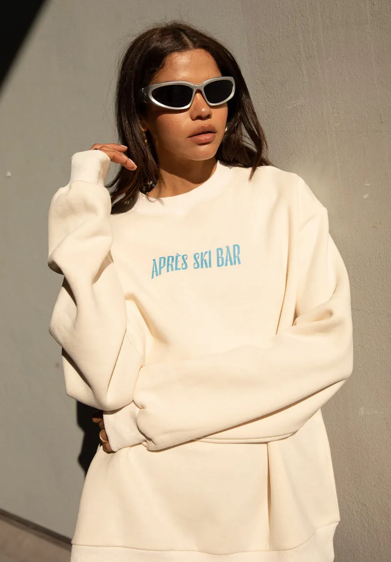 Ski Bar Oversized Sweater - Ivory