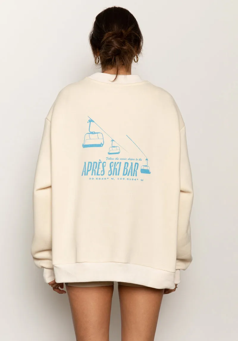 Ski Bar Oversized Sweater - Ivory