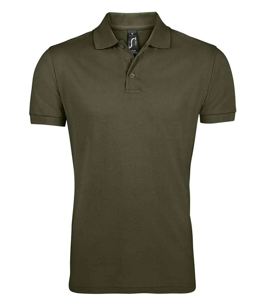 SOL'S Prime Poly/Cotton Pique Polo Shirt - Dark Colours, Neutral Colours