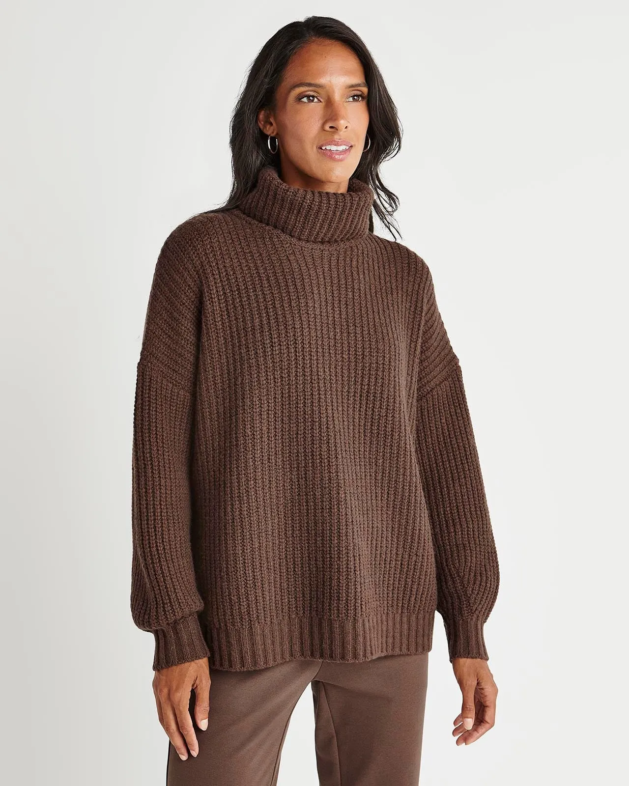 Splendid x Cella Jane Cashblend Turtleneck Sweater