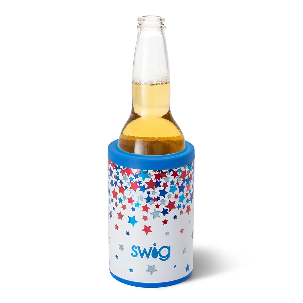 Star Spangled Can   Bottle Cooler 12oz