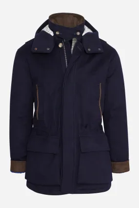 Storm System Wool Ralph Coat in Navy