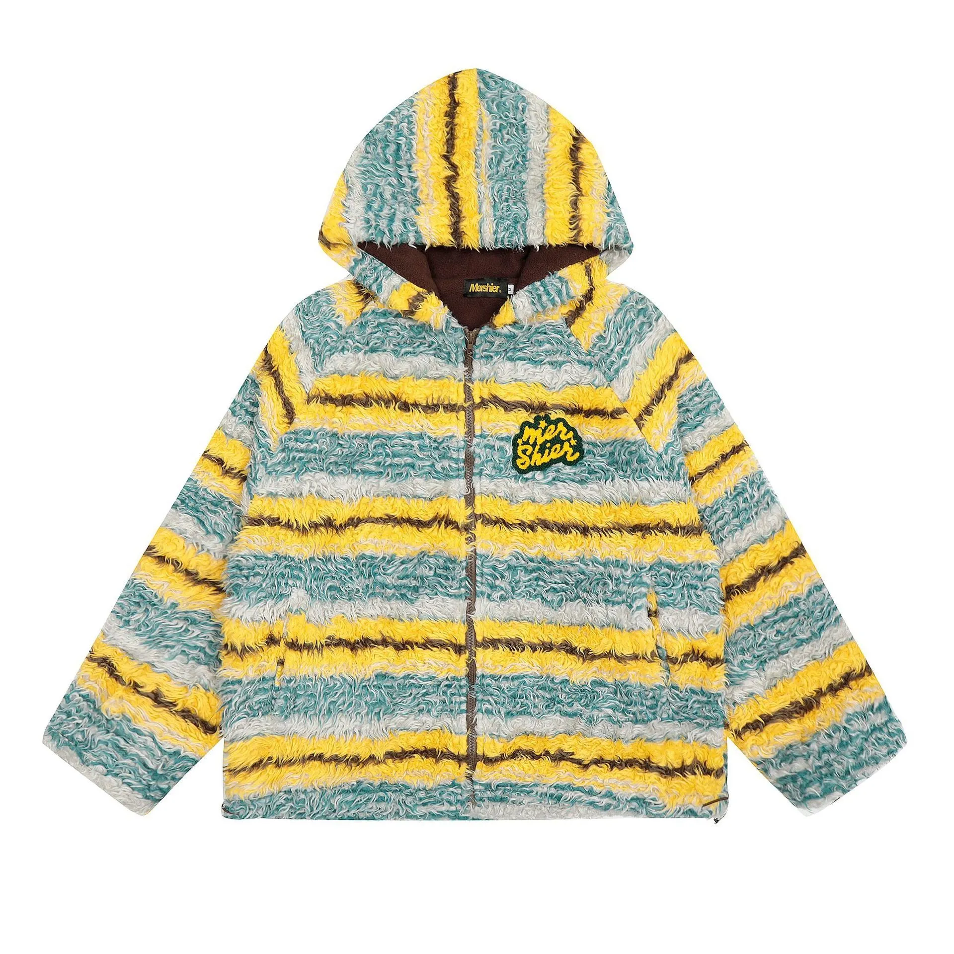 Striped Sherpa Jacket