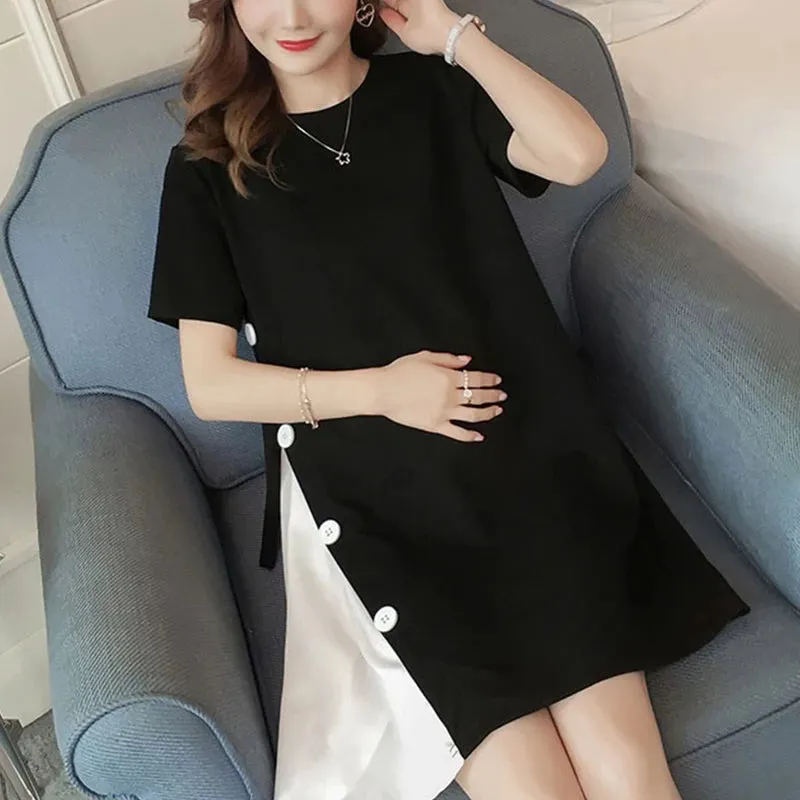 Stylish Summer 2022 Maternity Nursing Dress - Breastfeeding &amp; Pregnancy Casual Wear