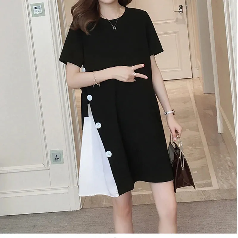 Stylish Summer 2022 Maternity Nursing Dress - Breastfeeding &amp; Pregnancy Casual Wear