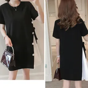 Stylish Summer 2022 Maternity Nursing Dress - Breastfeeding &amp; Pregnancy Casual Wear