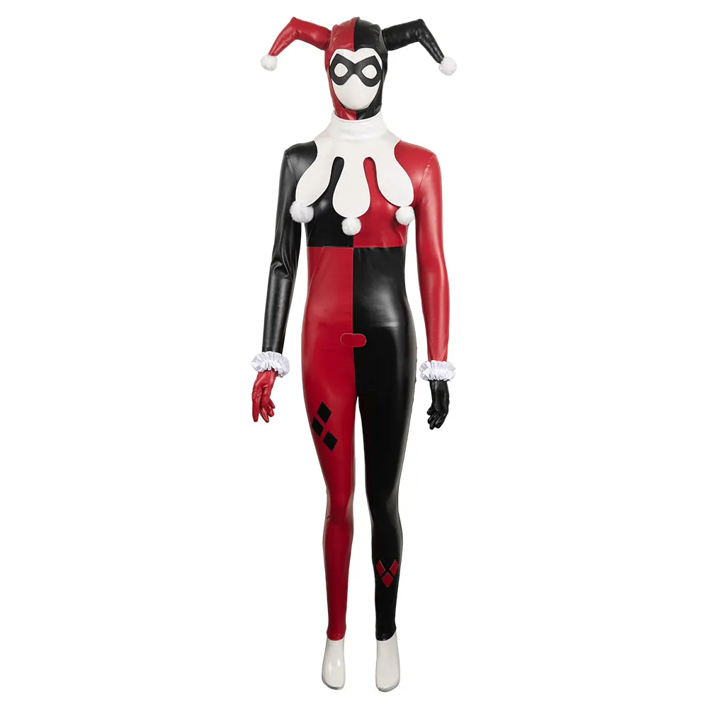 Suicide Squad: Kill the Justice League Harley Quinn Women Jumpsuit Cosplay Costume