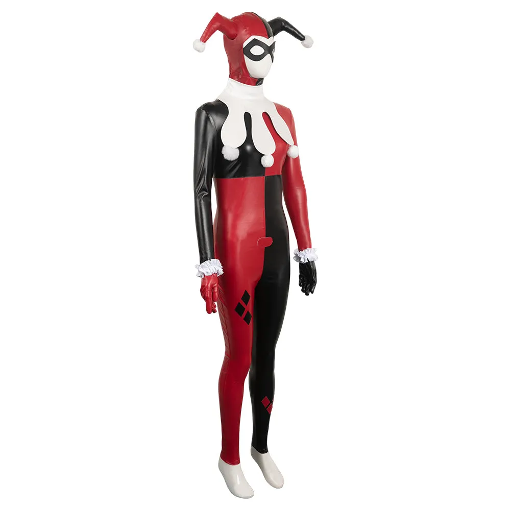 Suicide Squad: Kill the Justice League Harley Quinn Women Jumpsuit Cosplay Costume