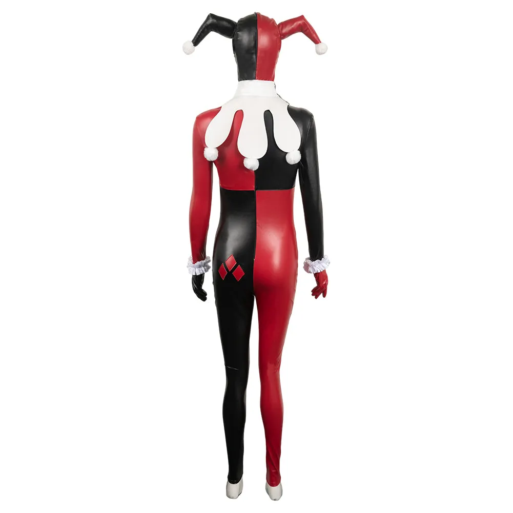 Suicide Squad: Kill the Justice League Harley Quinn Women Jumpsuit Cosplay Costume