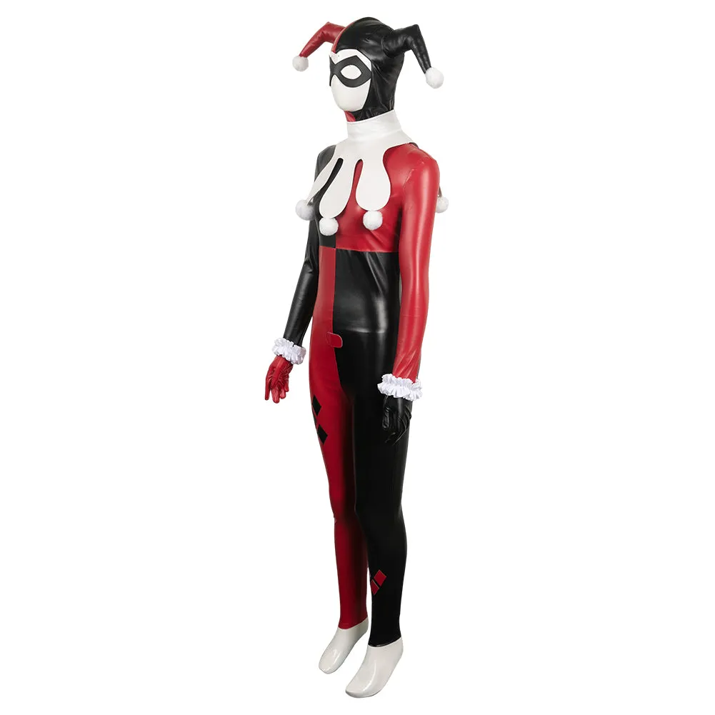 Suicide Squad: Kill the Justice League Harley Quinn Women Jumpsuit Cosplay Costume