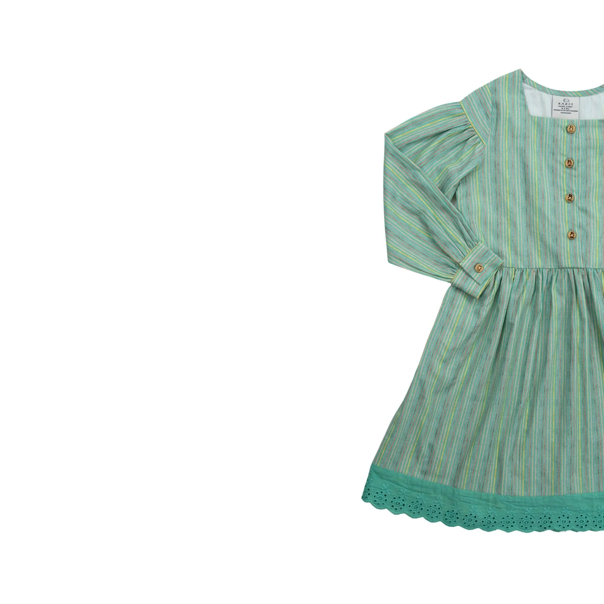 Sustainable Summer Fun: Eco-Friendly Green Stripe Dress