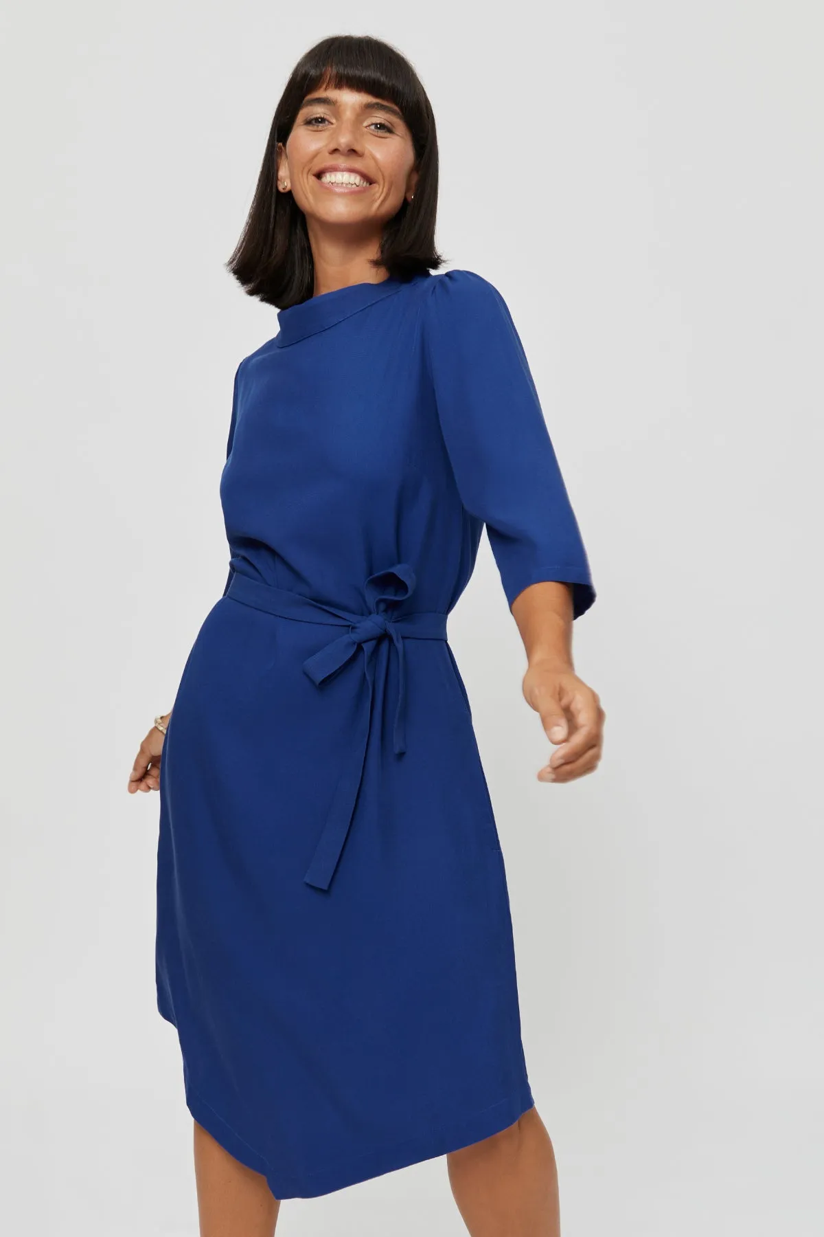 Suzi Dress Dark Blue