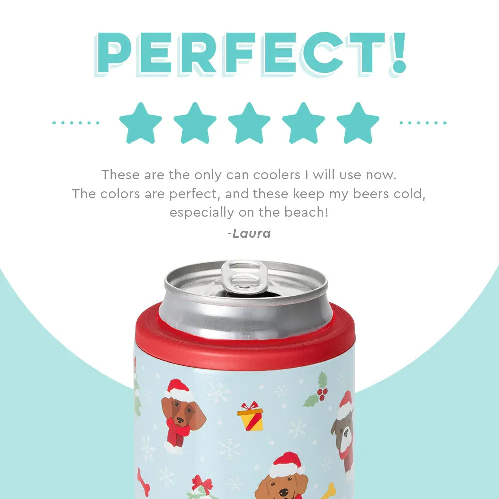 Swig Santa Paws Skinny Can Cooler (12oz)