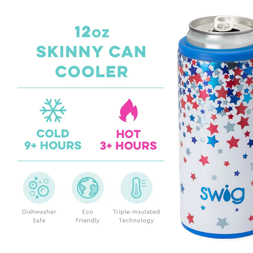 Swig Star Spangled Skinny Can Cooler (12oz)