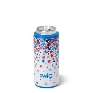 Swig Star Spangled Skinny Can Cooler (12oz)