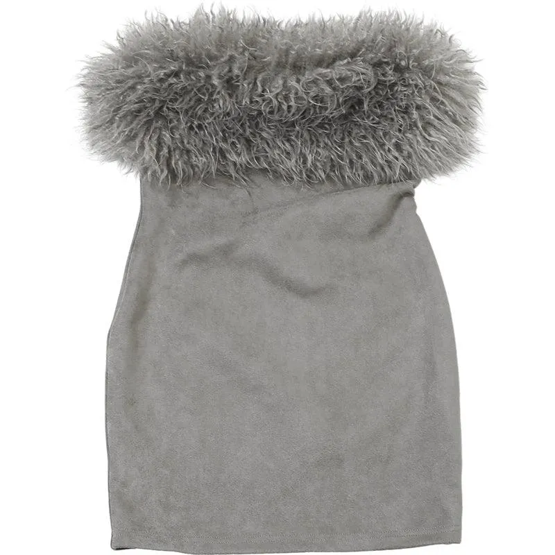 Sylcue Burr Dress: Backless Chest Wrap Fashion - Trendy Slim Fit Statement