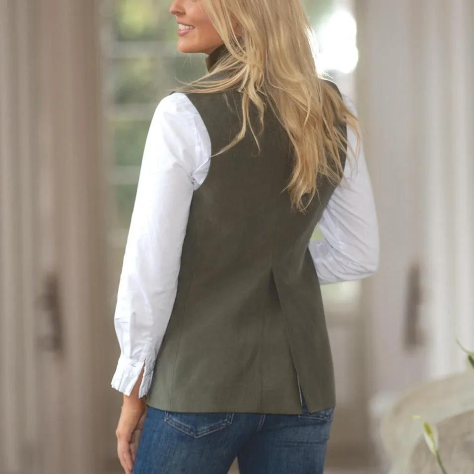 T.ba Ladies Canvas Medallion Vest