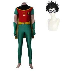 Teen Titans Robin Jumpsuit Outfits Halloween Carnival Costume Cosplay Costume