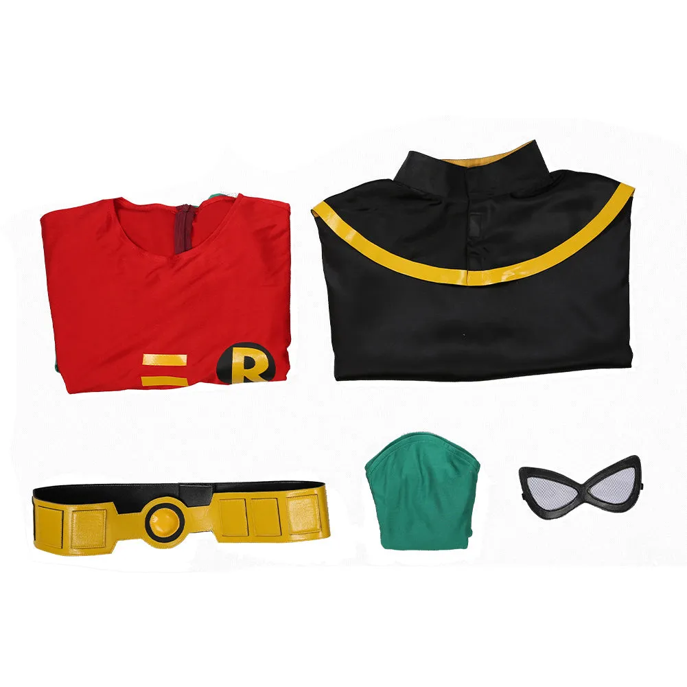 Teen Titans Robin Jumpsuit Outfits Halloween Carnival Costume Cosplay Costume