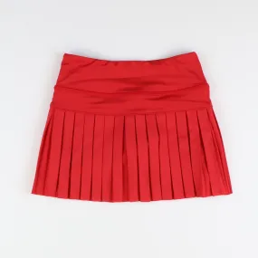 Tennis Skirt - Holiday Red