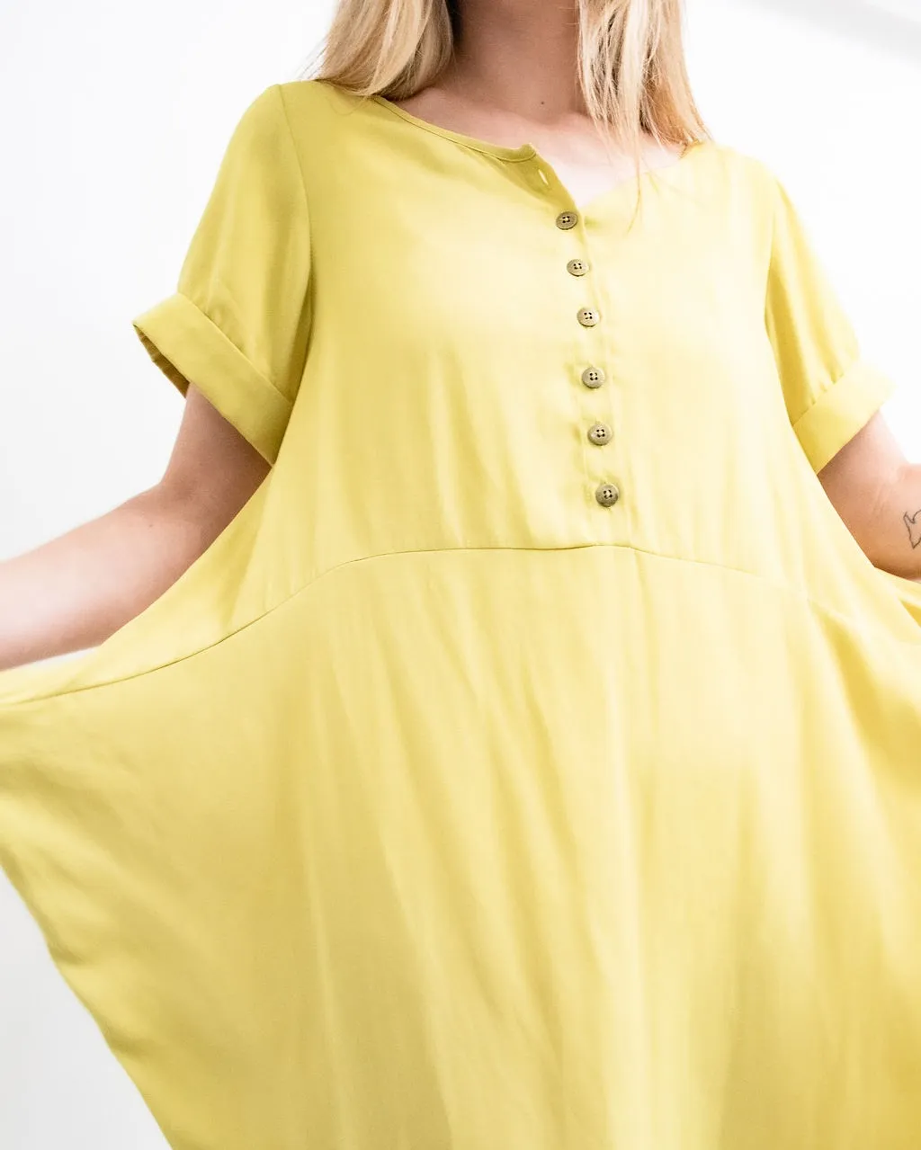 The Amanda Dress-Lime